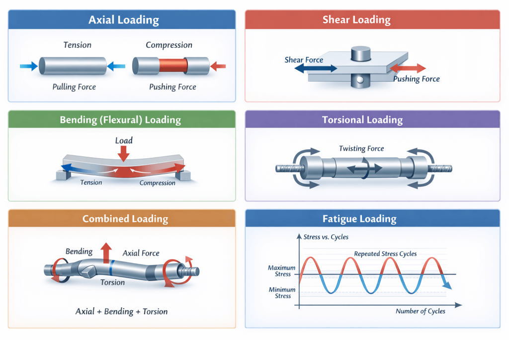 Types of Loading Conditions in Engineering
